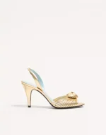 Valentino Royal Sandal In Laminated Nappa Leather 85Mm